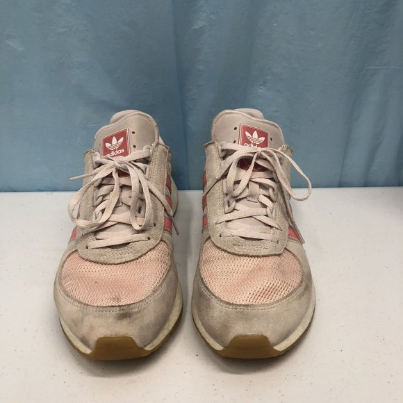 ADIDAS MARATHON TECH BOOST Womens Pink EE4944 Athletic Running Shoes size 9.5 - Picture 2 of 5